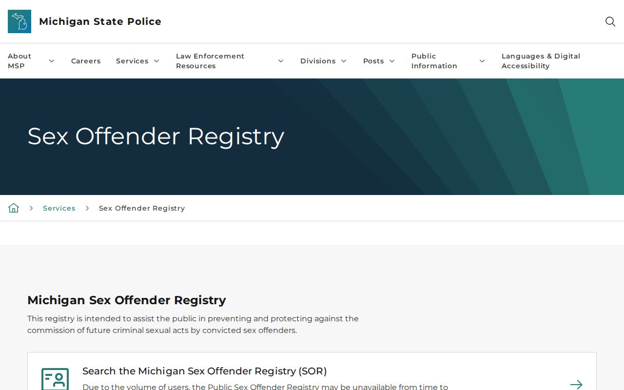 Kalamazoo County released mugshot registry scope and limits
